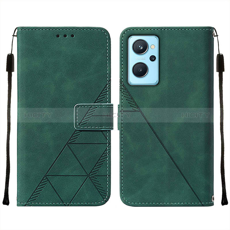 Funda de Cuero Cartera con Soporte Carcasa Y01B para Realme 9i 4G