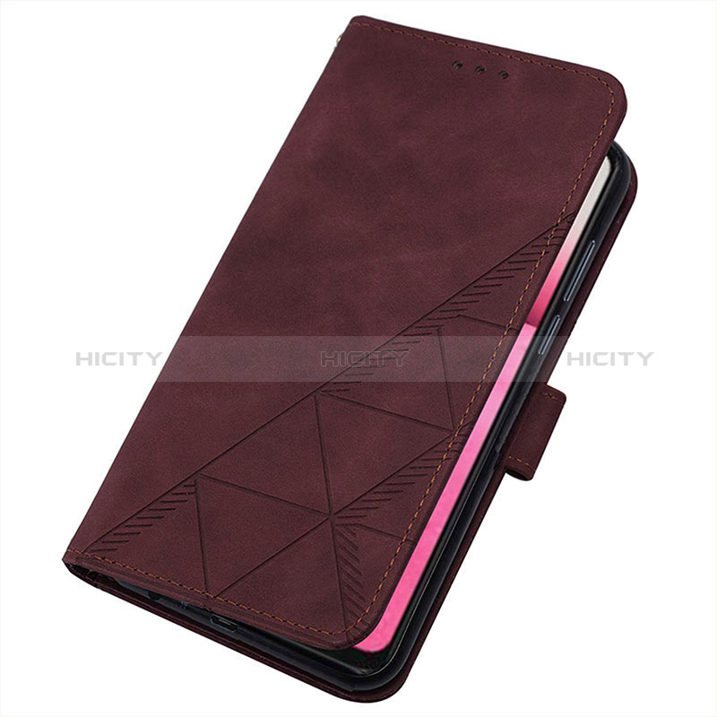 Funda de Cuero Cartera con Soporte Carcasa Y01B para Realme C21Y