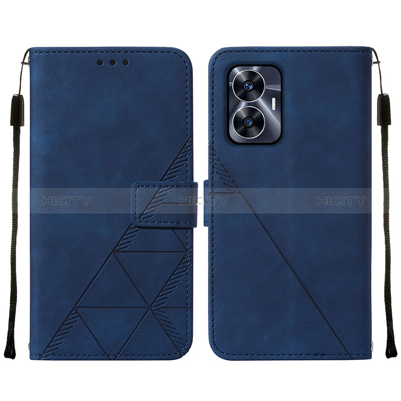 Funda de Cuero Cartera con Soporte Carcasa Y01B para Realme C55