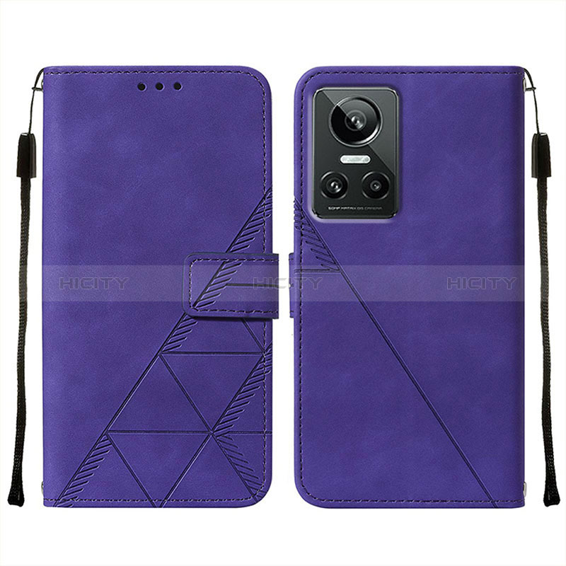 Funda de Cuero Cartera con Soporte Carcasa Y01B para Realme GT Neo3 5G