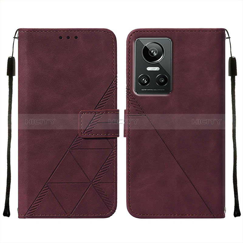 Funda de Cuero Cartera con Soporte Carcasa Y01B para Realme GT Neo3 5G