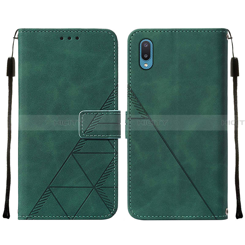 Funda de Cuero Cartera con Soporte Carcasa Y01B para Samsung Galaxy A02