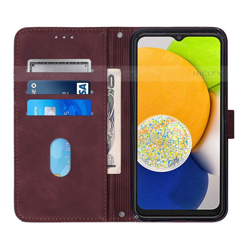 Funda de Cuero Cartera con Soporte Carcasa Y01B para Samsung Galaxy A03