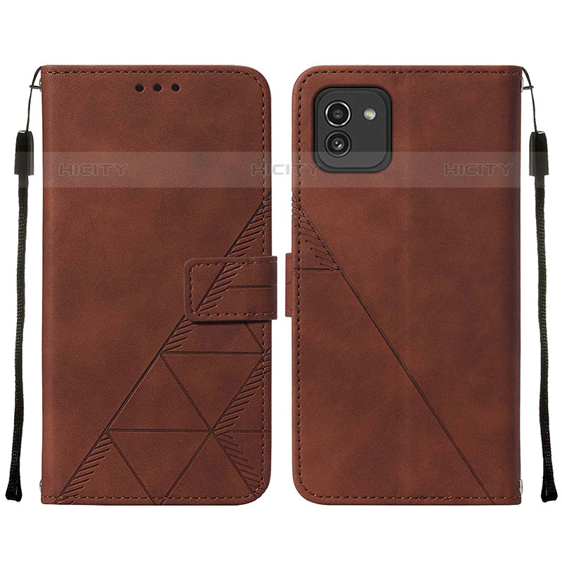 Funda de Cuero Cartera con Soporte Carcasa Y01B para Samsung Galaxy A03