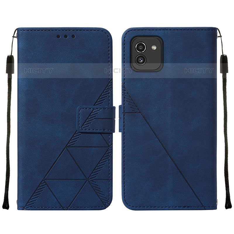 Funda de Cuero Cartera con Soporte Carcasa Y01B para Samsung Galaxy A03