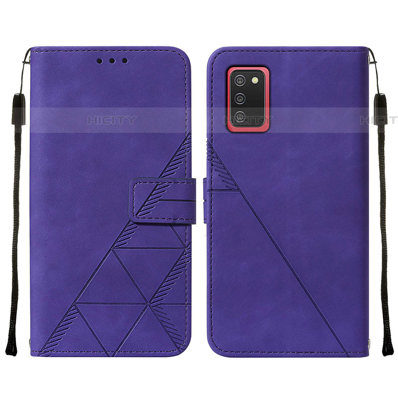 Funda de Cuero Cartera con Soporte Carcasa Y01B para Samsung Galaxy A03s