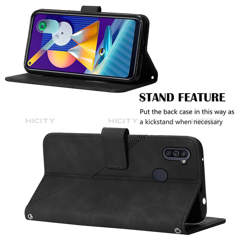 Funda de Cuero Cartera con Soporte Carcasa Y01B para Samsung Galaxy A11