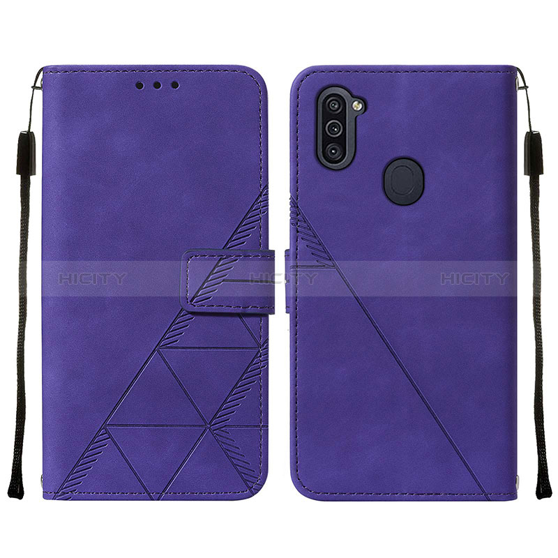 Funda de Cuero Cartera con Soporte Carcasa Y01B para Samsung Galaxy A11