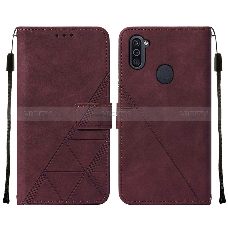 Funda de Cuero Cartera con Soporte Carcasa Y01B para Samsung Galaxy A11