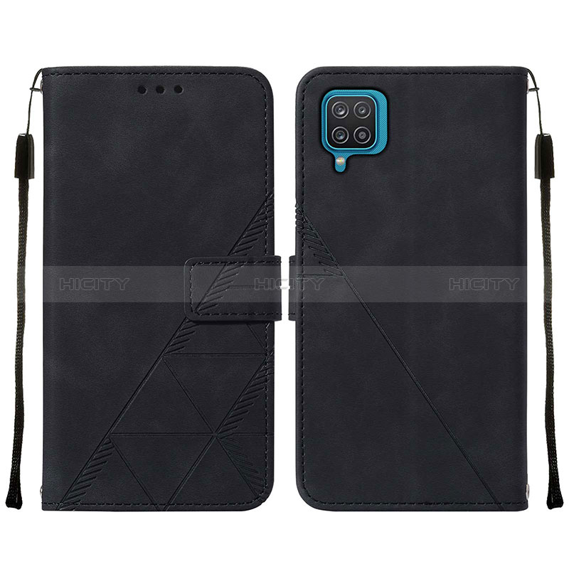 Funda de Cuero Cartera con Soporte Carcasa Y01B para Samsung Galaxy A12