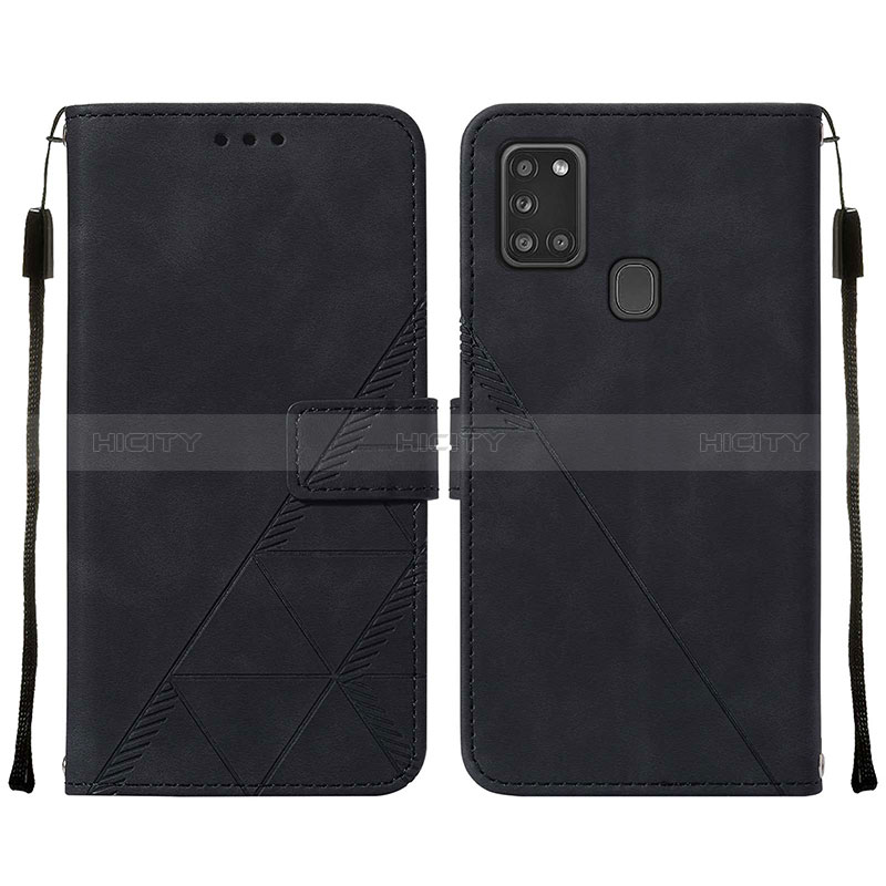 Funda de Cuero Cartera con Soporte Carcasa Y01B para Samsung Galaxy A21s