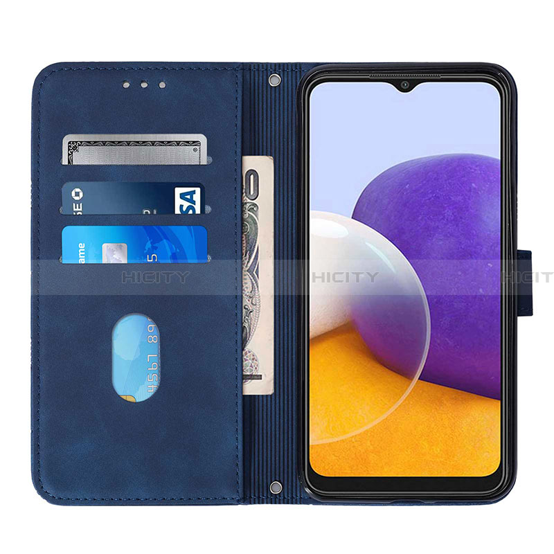 Funda de Cuero Cartera con Soporte Carcasa Y01B para Samsung Galaxy A22 5G