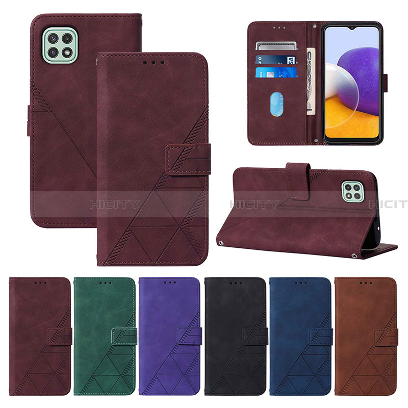 Funda de Cuero Cartera con Soporte Carcasa Y01B para Samsung Galaxy A22 5G