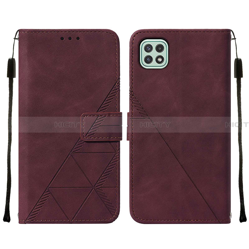 Funda de Cuero Cartera con Soporte Carcasa Y01B para Samsung Galaxy A22 5G