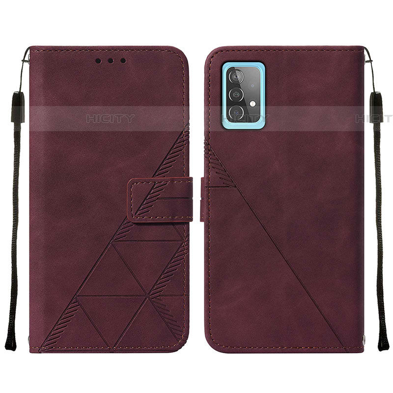 Funda de Cuero Cartera con Soporte Carcasa Y01B para Samsung Galaxy A52 5G