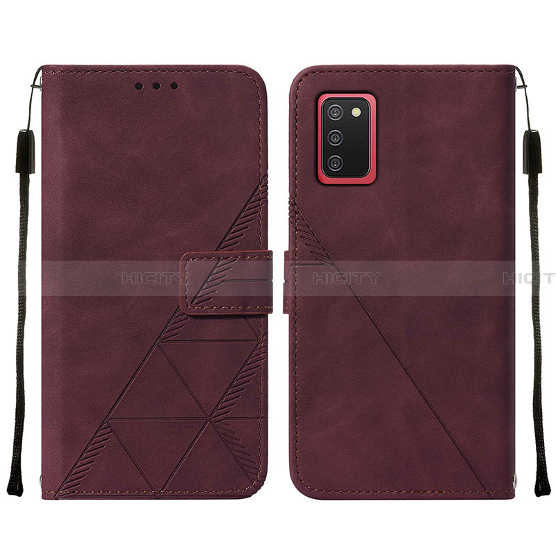 Funda de Cuero Cartera con Soporte Carcasa Y01B para Samsung Galaxy F02S SM-E025F