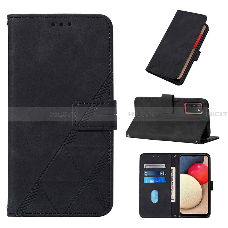 Funda de Cuero Cartera con Soporte Carcasa Y01B para Samsung Galaxy F02S SM-E025F