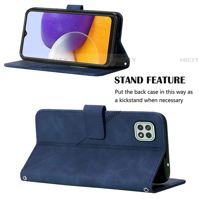 Funda de Cuero Cartera con Soporte Carcasa Y01B para Samsung Galaxy F42 5G