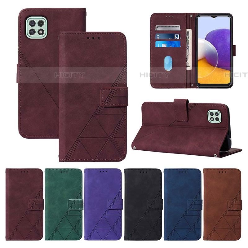 Funda de Cuero Cartera con Soporte Carcasa Y01B para Samsung Galaxy F42 5G