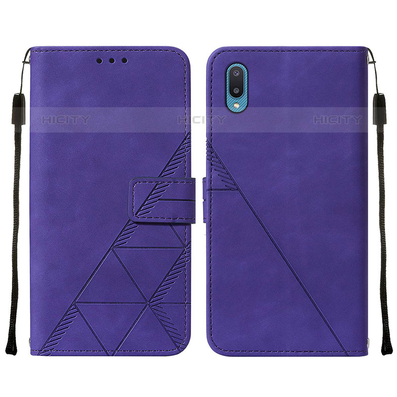 Funda de Cuero Cartera con Soporte Carcasa Y01B para Samsung Galaxy M02