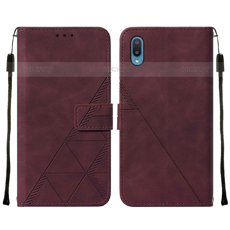 Funda de Cuero Cartera con Soporte Carcasa Y01B para Samsung Galaxy M02