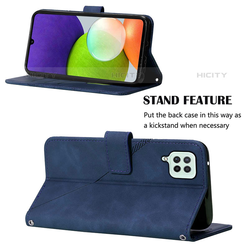 Funda de Cuero Cartera con Soporte Carcasa Y01B para Samsung Galaxy M22 4G