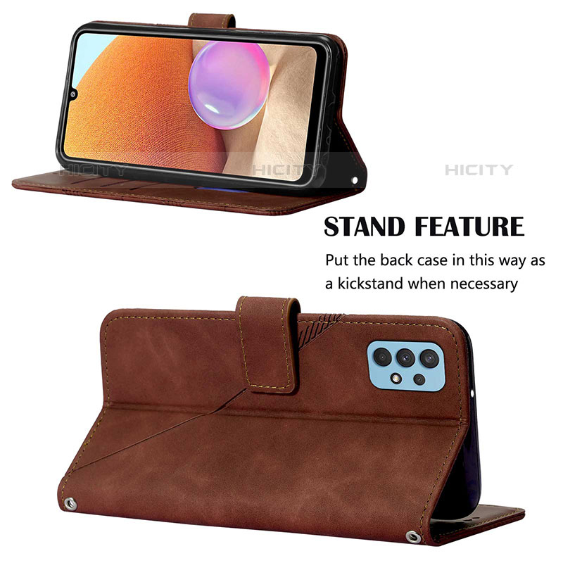 Funda de Cuero Cartera con Soporte Carcasa Y01B para Samsung Galaxy M32 5G