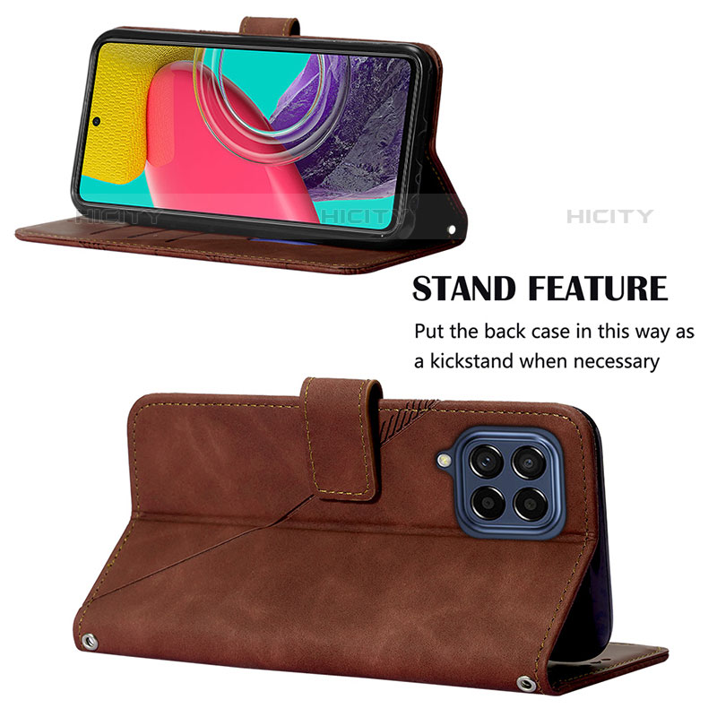 Funda de Cuero Cartera con Soporte Carcasa Y01B para Samsung Galaxy M33 5G