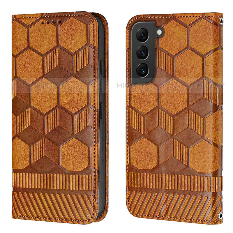 Funda de Cuero Cartera con Soporte Carcasa Y01B para Samsung Galaxy S21 5G