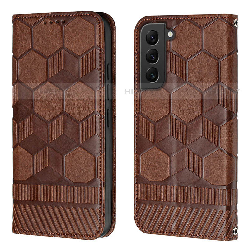 Funda de Cuero Cartera con Soporte Carcasa Y01B para Samsung Galaxy S21 5G