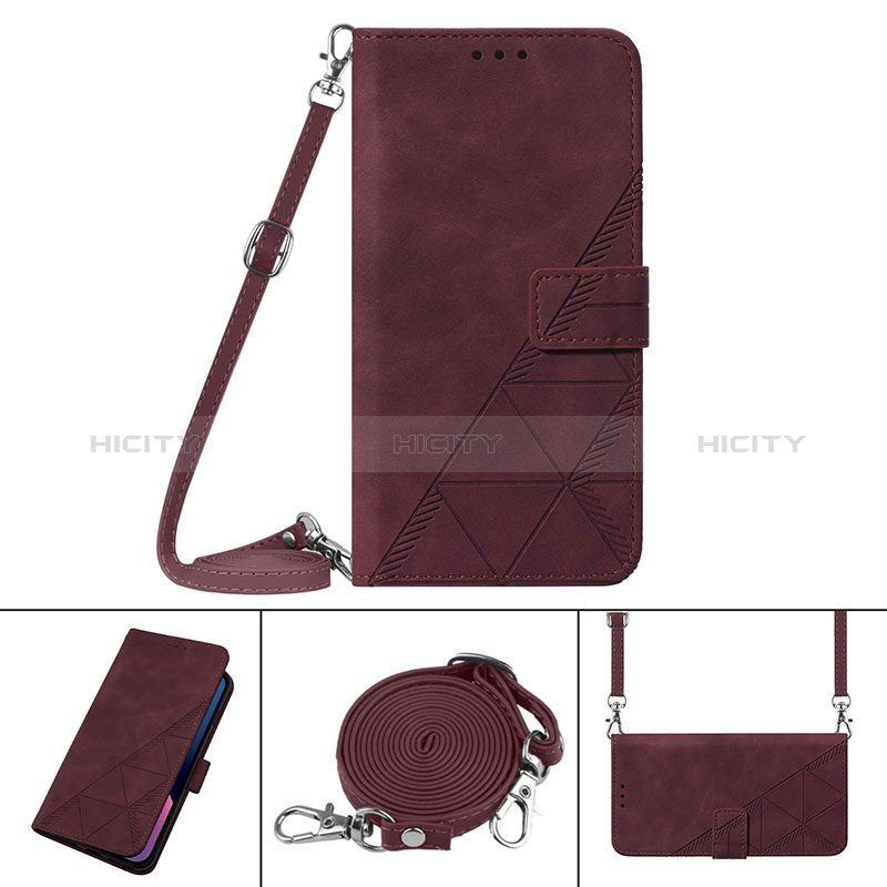 Funda de Cuero Cartera con Soporte Carcasa Y01B para Samsung Galaxy Z Fold5 5G