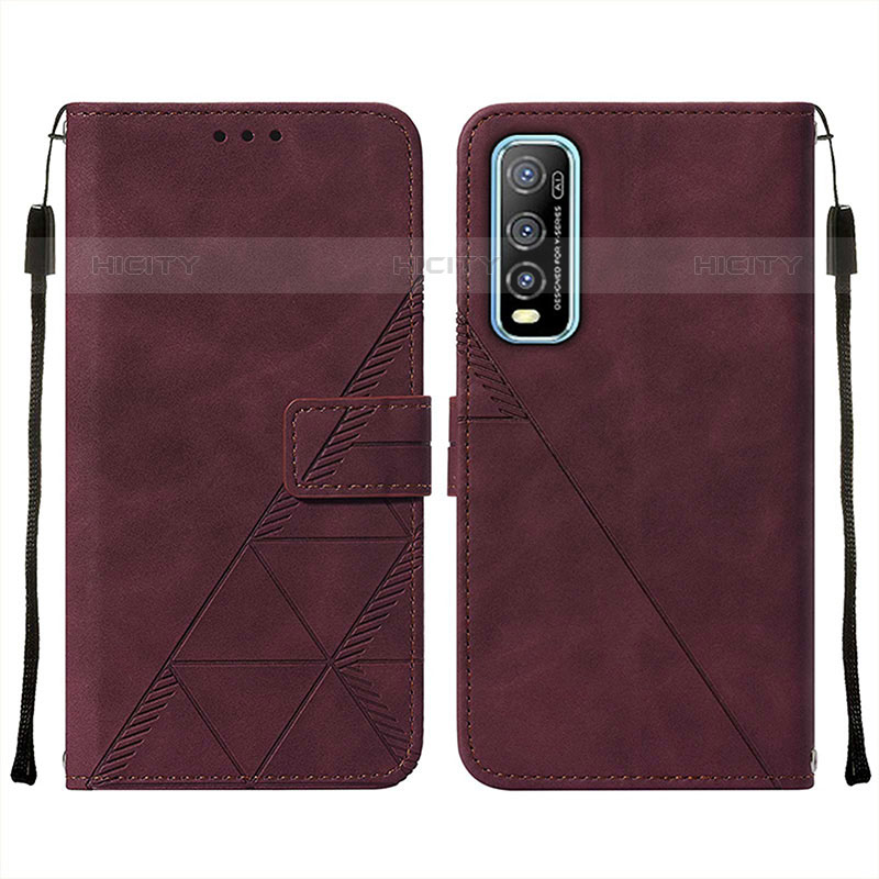 Funda de Cuero Cartera con Soporte Carcasa Y01B para Vivo iQOO U1