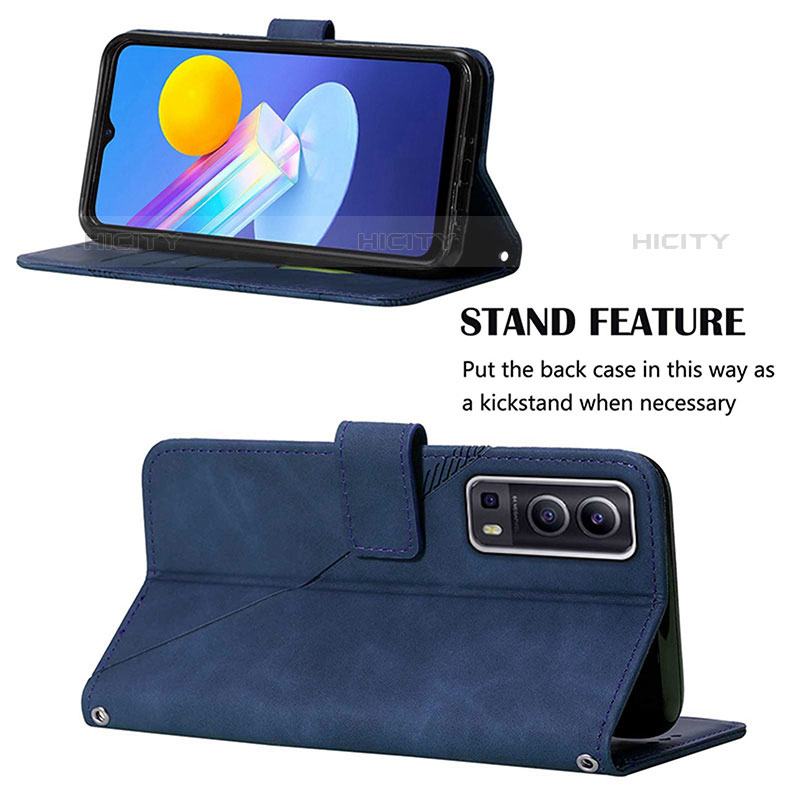 Funda de Cuero Cartera con Soporte Carcasa Y01B para Vivo iQOO Z3 5G