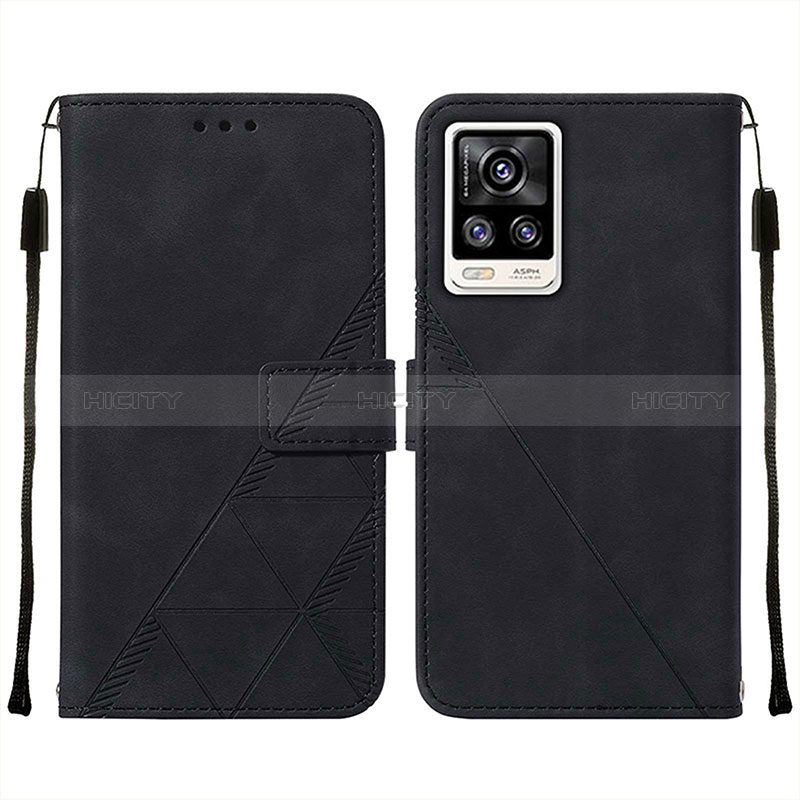 Funda de Cuero Cartera con Soporte Carcasa Y01B para Vivo V21e 4G