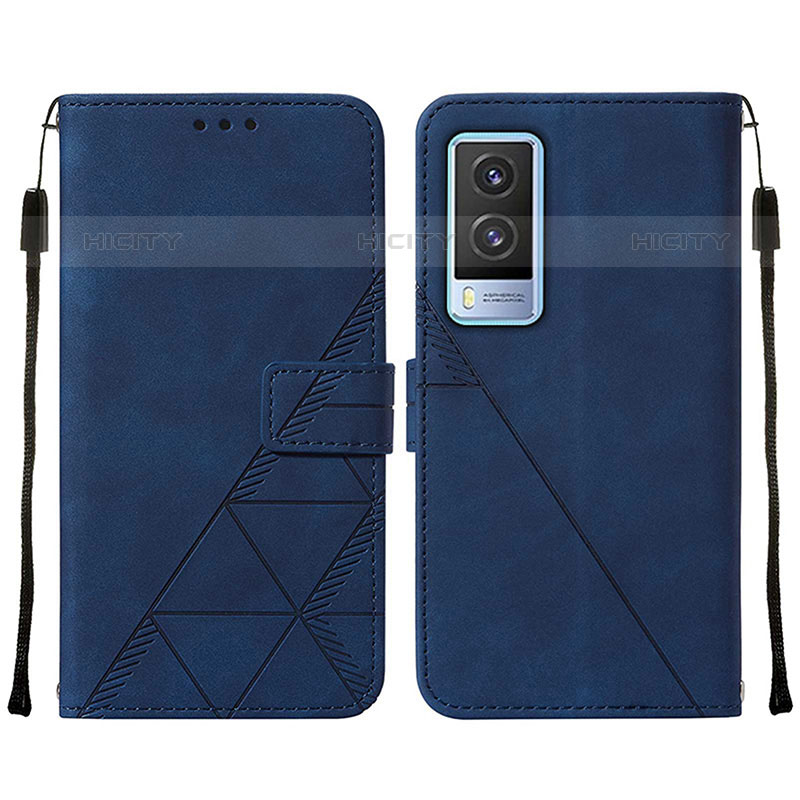 Funda de Cuero Cartera con Soporte Carcasa Y01B para Vivo V21e 5G