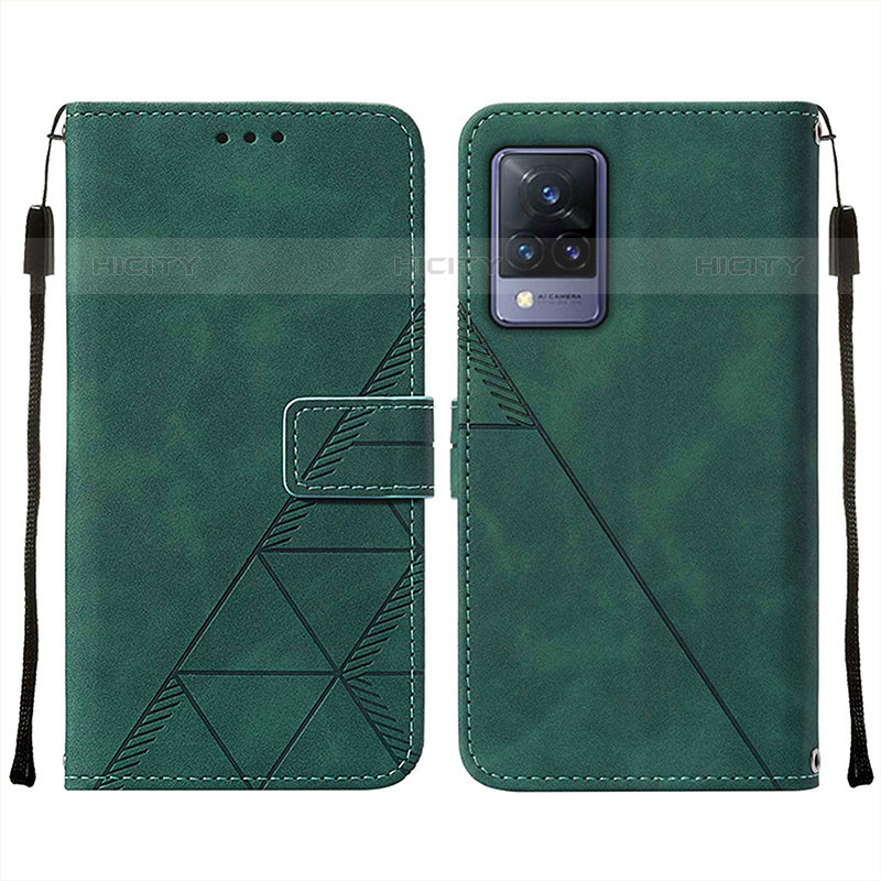 Funda de Cuero Cartera con Soporte Carcasa Y01B para Vivo V21s 5G