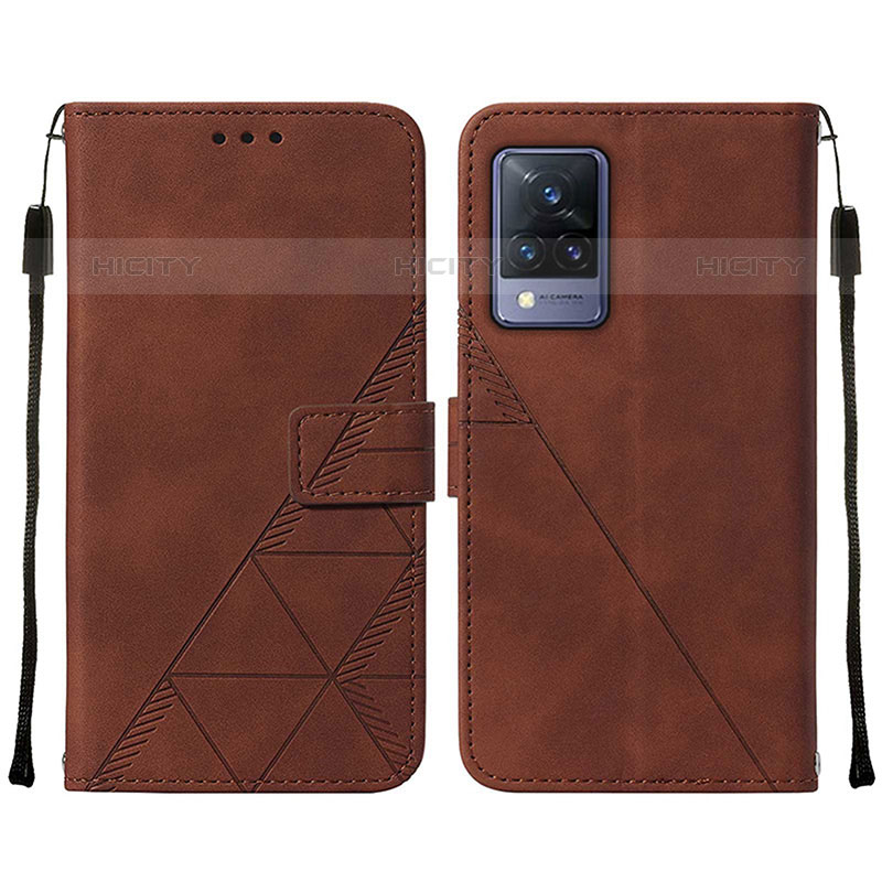 Funda de Cuero Cartera con Soporte Carcasa Y01B para Vivo V21s 5G