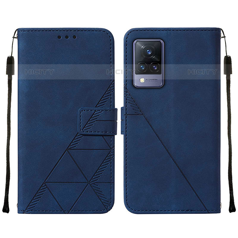 Funda de Cuero Cartera con Soporte Carcasa Y01B para Vivo V21s 5G