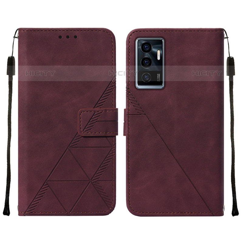 Funda de Cuero Cartera con Soporte Carcasa Y01B para Vivo V23e