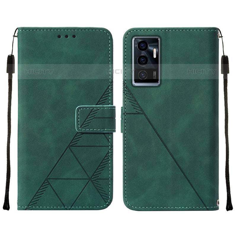 Funda de Cuero Cartera con Soporte Carcasa Y01B para Vivo V23e 5G