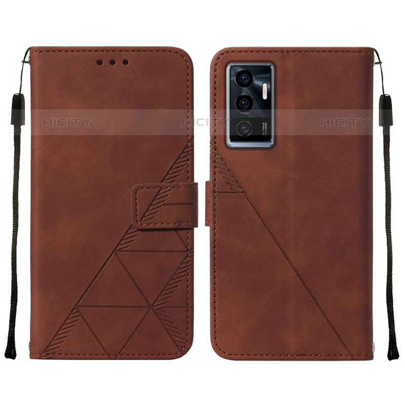 Funda de Cuero Cartera con Soporte Carcasa Y01B para Vivo V23e 5G