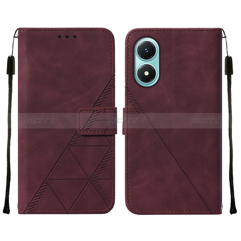 Funda de Cuero Cartera con Soporte Carcasa Y01B para Vivo Y02S