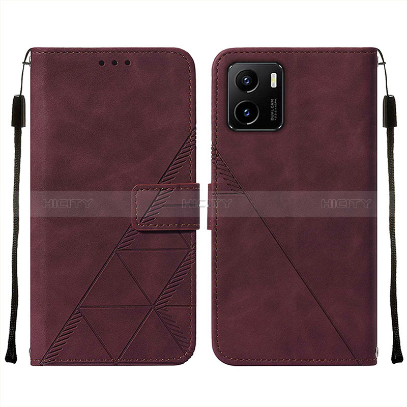 Funda de Cuero Cartera con Soporte Carcasa Y01B para Vivo Y10 t1