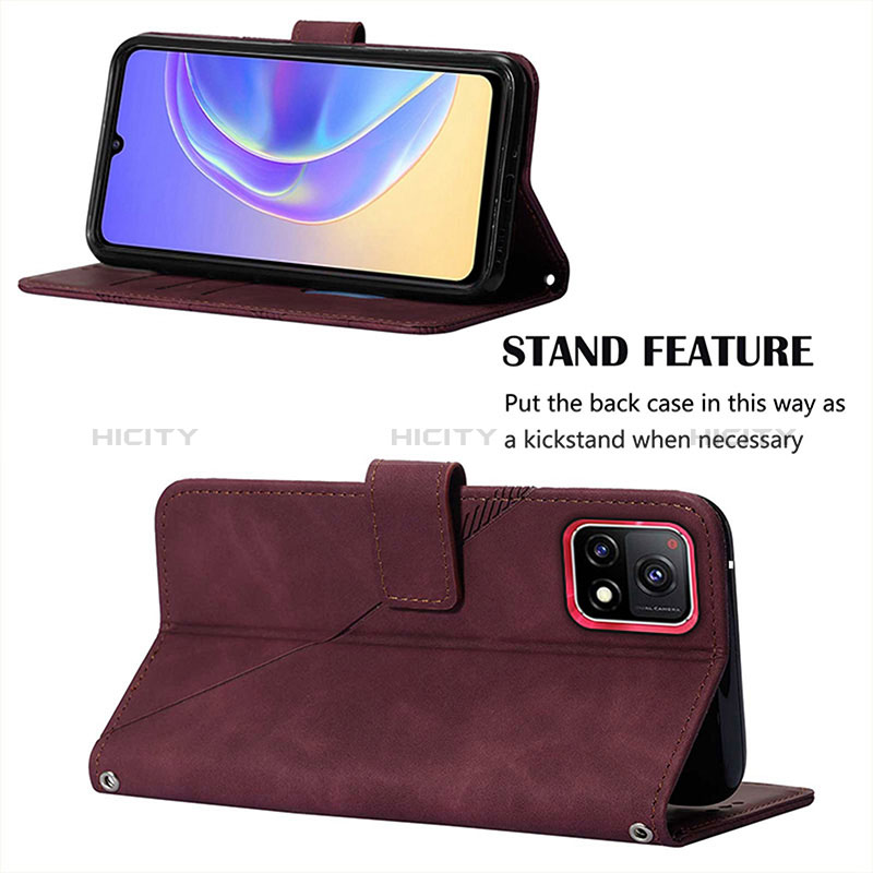 Funda de Cuero Cartera con Soporte Carcasa Y01B para Vivo Y31s 5G