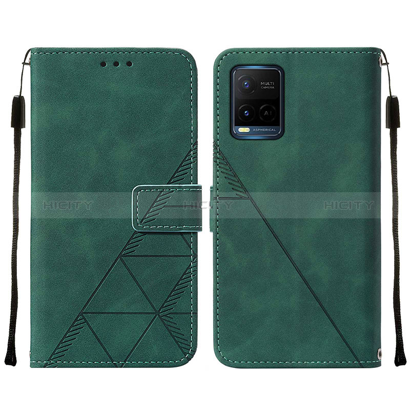 Funda de Cuero Cartera con Soporte Carcasa Y01B para Vivo Y32 4G