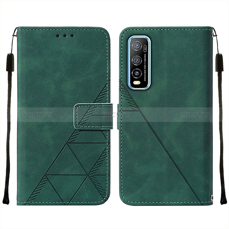 Funda de Cuero Cartera con Soporte Carcasa Y01B para Vivo Y51s 5G