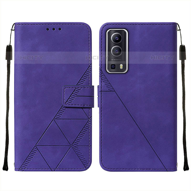 Funda de Cuero Cartera con Soporte Carcasa Y01B para Vivo Y52 5G