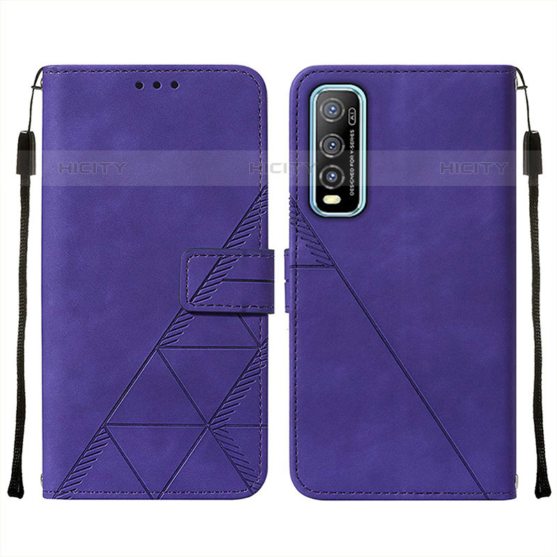 Funda de Cuero Cartera con Soporte Carcasa Y01B para Vivo Y70S 5G