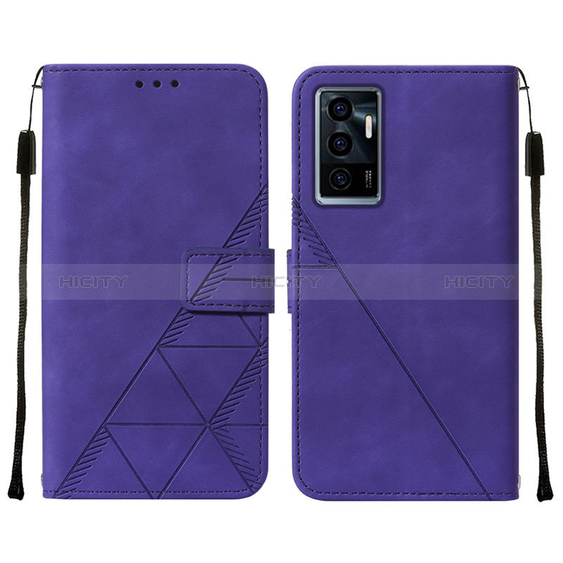 Funda de Cuero Cartera con Soporte Carcasa Y01B para Vivo Y75 4G