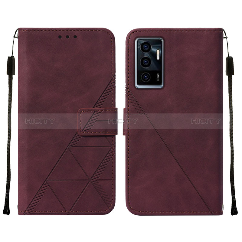 Funda de Cuero Cartera con Soporte Carcasa Y01B para Vivo Y75 4G